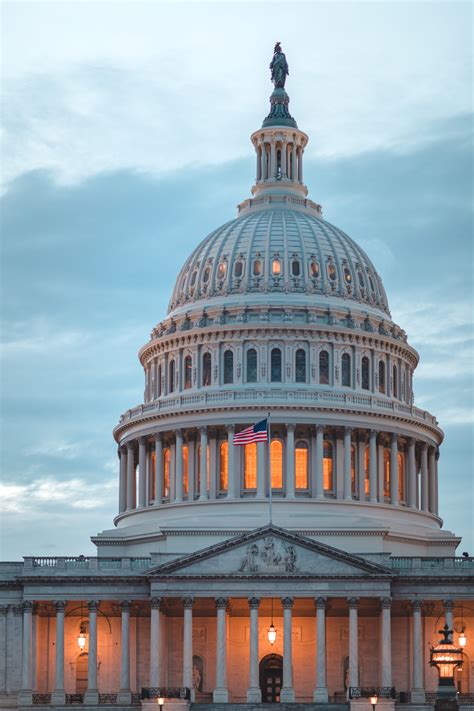 The US Capitol .